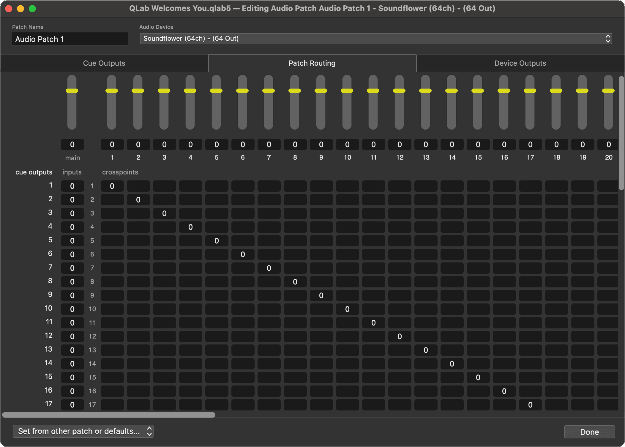 QLab 音频